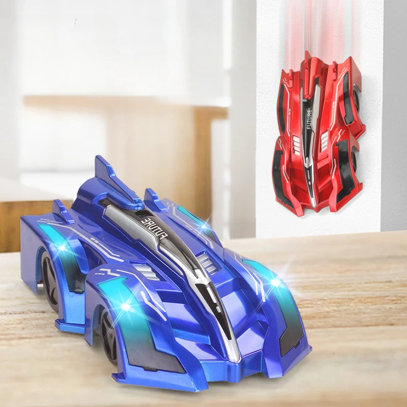 Voiture murale d'escalade RC, véhicule de course télécommandé, plafond Anti-gravité rotatif, jouets électroniques pour enfants, cadeau d'anniversaire