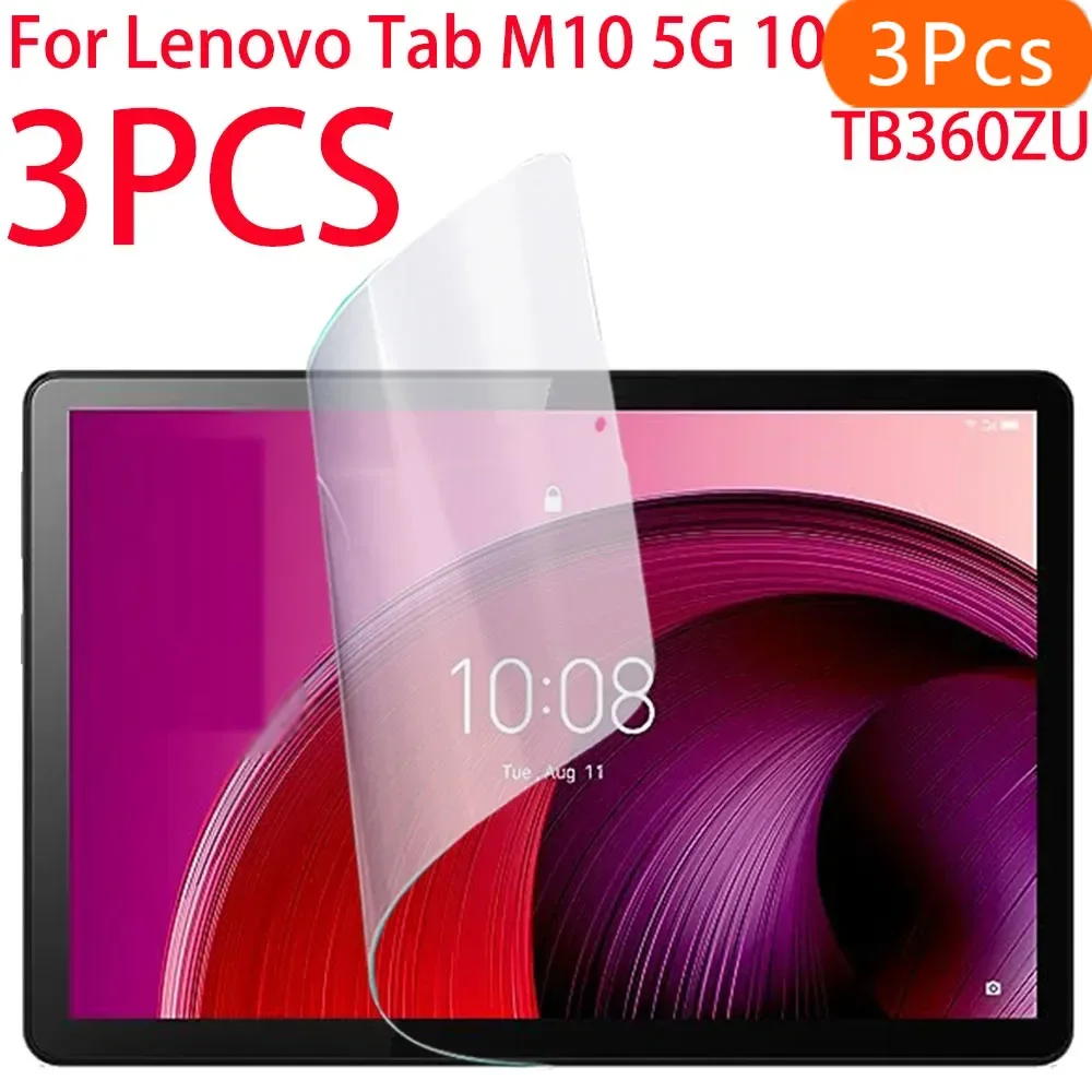 

3 шт. для Lenovo Tab M10 5G 10,6 дюймов 2023 PET мягкая защитная пленка для экрана для M10 5G 10,6 защитная пленка подходит для экрана
