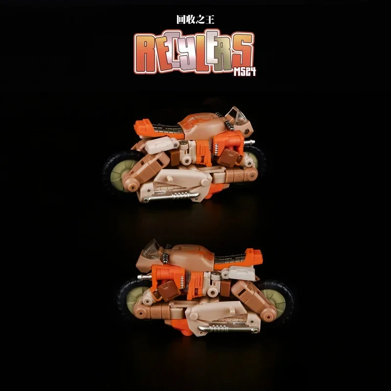 Nowa zabawka transformacyjna Mini Robot MechFans MS24 MFT MS-24 Mechanik Recylers Figurka akcji Model kolekcja prezent