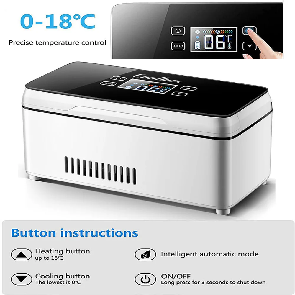 Intelligent  New  Touch-Screen Refrigerator Insulin Mini-Refrigerator Portable Charging Storage Box