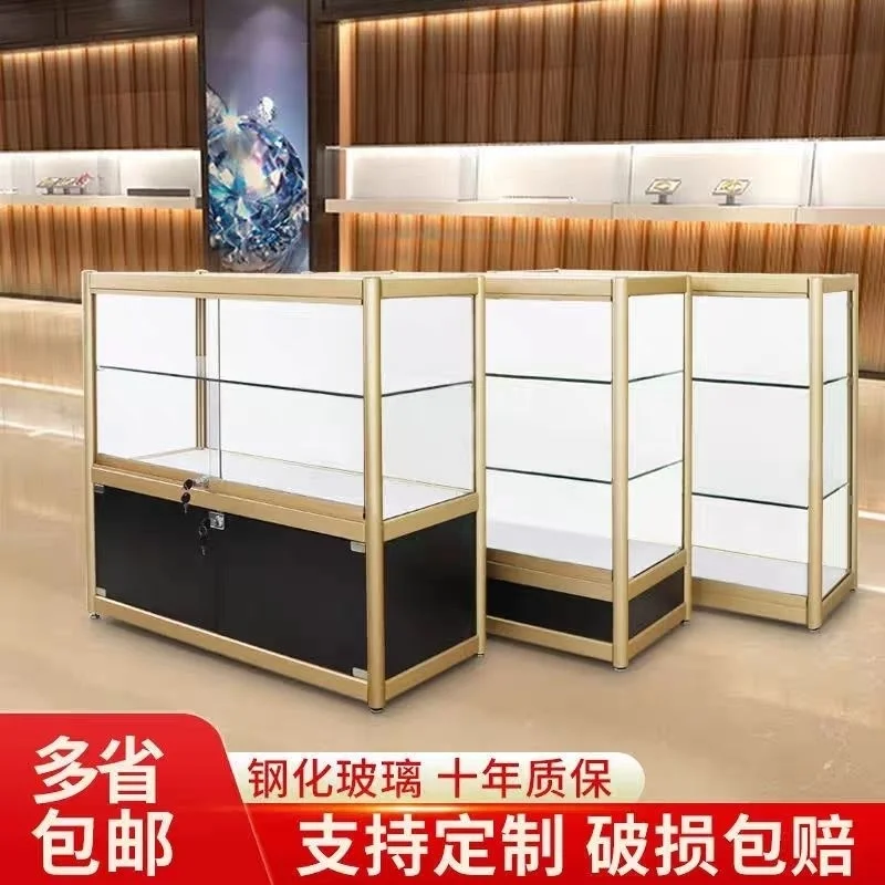 

Custom.Show Jewelry Cabinet Tobacco and Wine Shelf Boutique Cabinet Handset Demonstration Shelf Museum Exhibition Hall Jew