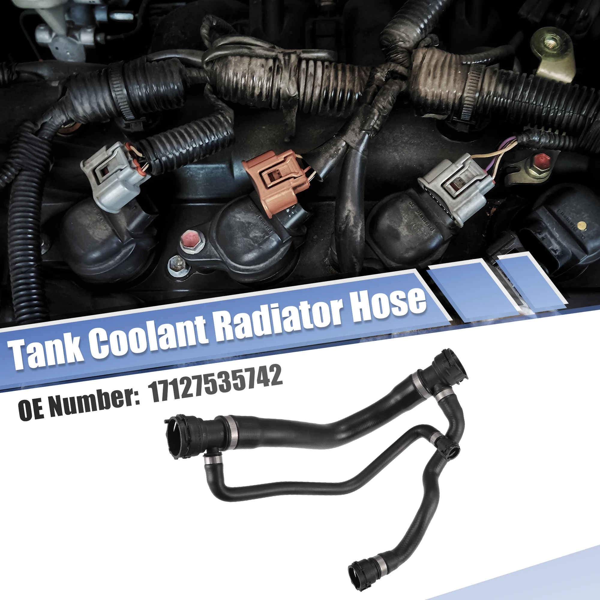 

Шланг радиатора UXCELL для BMW 750Li Base 4.8L V8 - Gas 2006-2008, для BMW 750i Base 4.8L V8