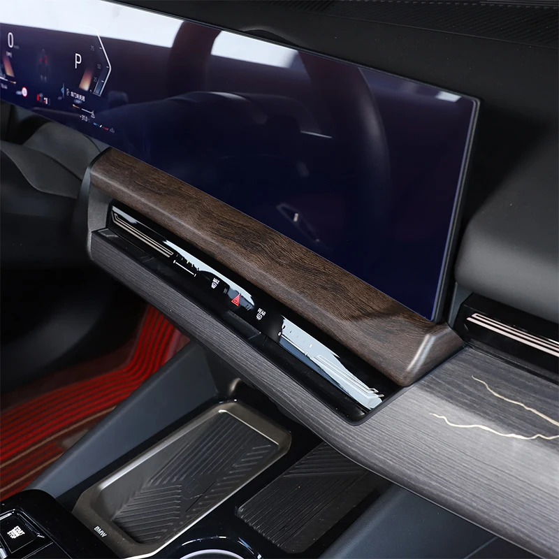 

metyoucar For BMW 5 Series G60 24-25 ABS Car Center Control Navigation Screen Lower Panel Decorative Interior Car Accessories