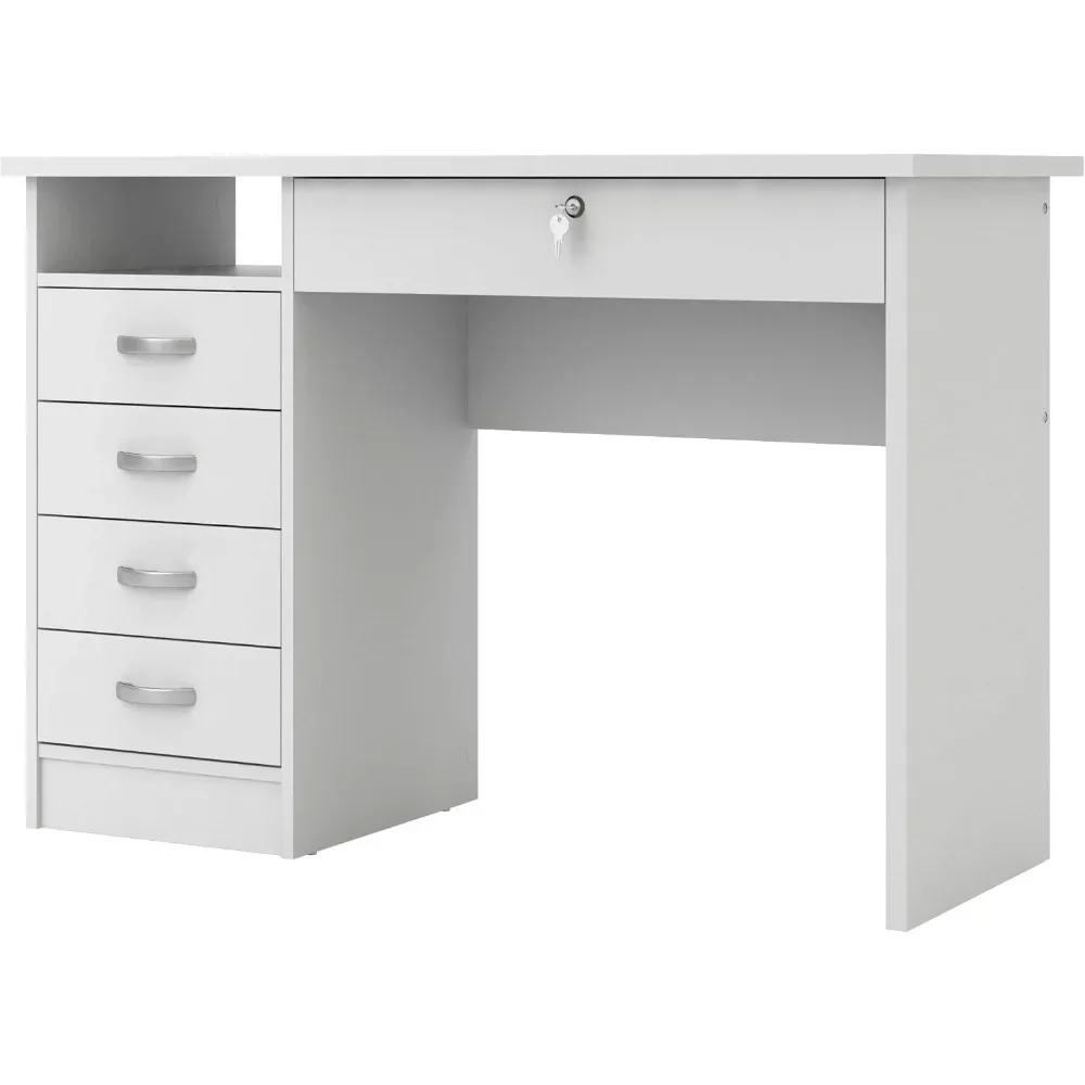 office Desk with 5 Drawers