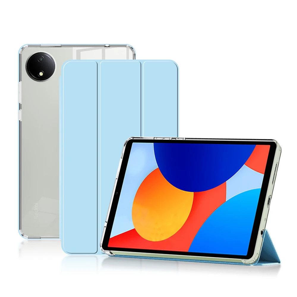 Case For Xiaomi Redmi Pad SE 8.7 2024 New Luxury PU Leather Tri