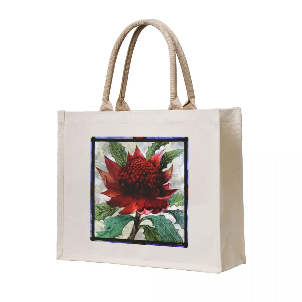 

Telopea speciosissima Tote Bag shopping cart bags Women's bag canvas tote bags