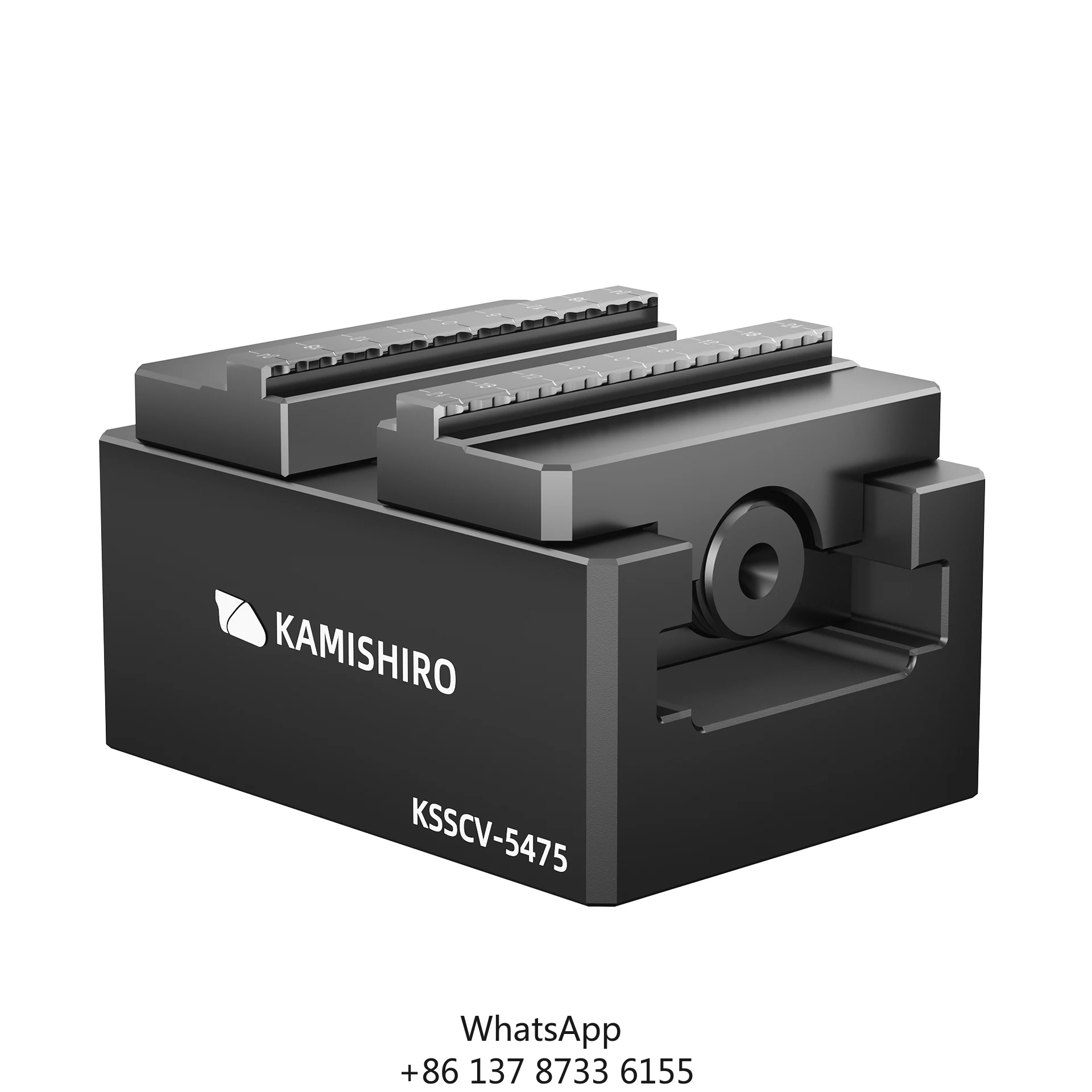 

KSSCV-5475 CNC Vise 75mm Universal Precision Self Centering Vice 3Axis 4Axis 5thAxis CNC Machine Vice Kamishiro Clamping System