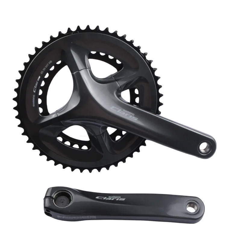 Shimano Claris FC R2000 RS200 Crankset 2x8 Speed Crank Road Bike Bicycle 170mm 165mm 50 34T Crankset 8S For Road Bike Cycling