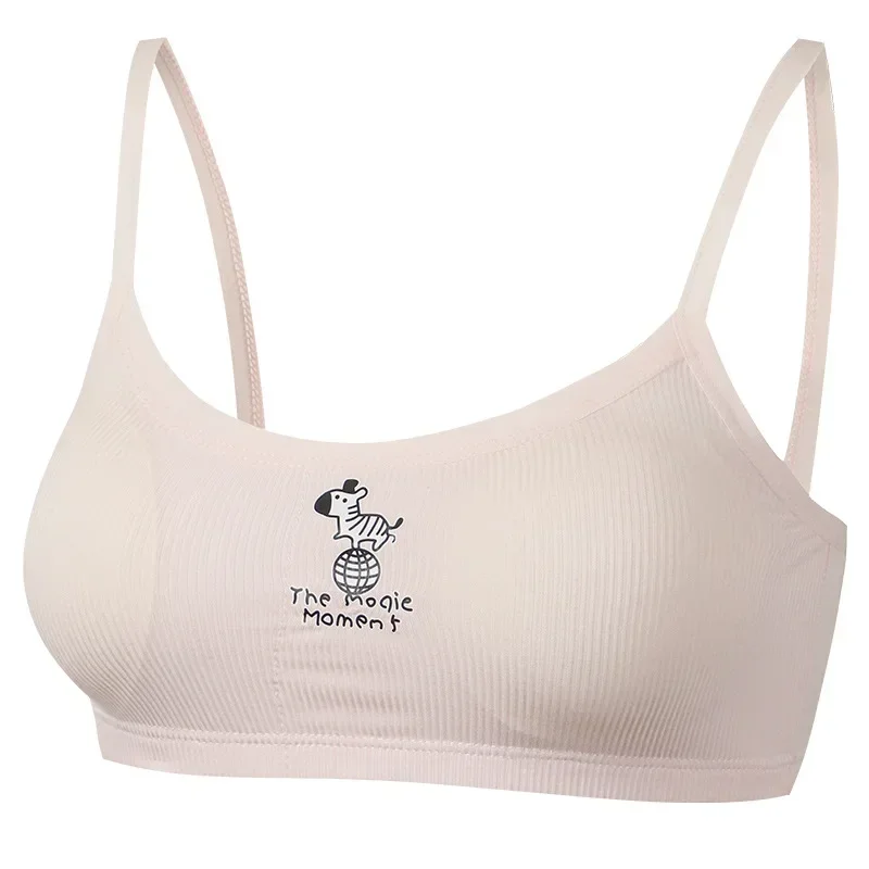 Soutien-gorge en coton pour jeunes filles de 8 à 16 ans, sous-vêtements d'entraînement pour adolescentes, mignon, sport