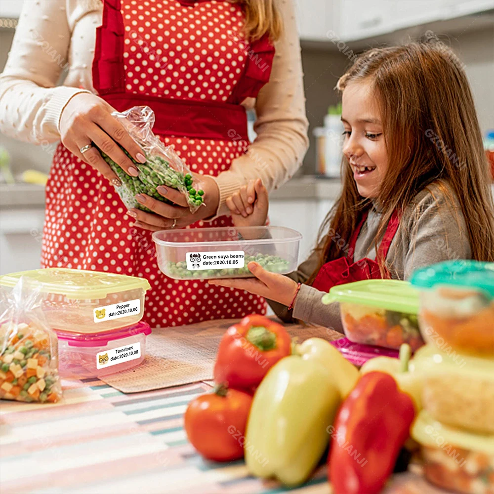 Niimbot Flower Pattern For D110/D11/D101 Smart Portable Label Printer Thermal Label Paper Waterproof Stickers Fast Printing