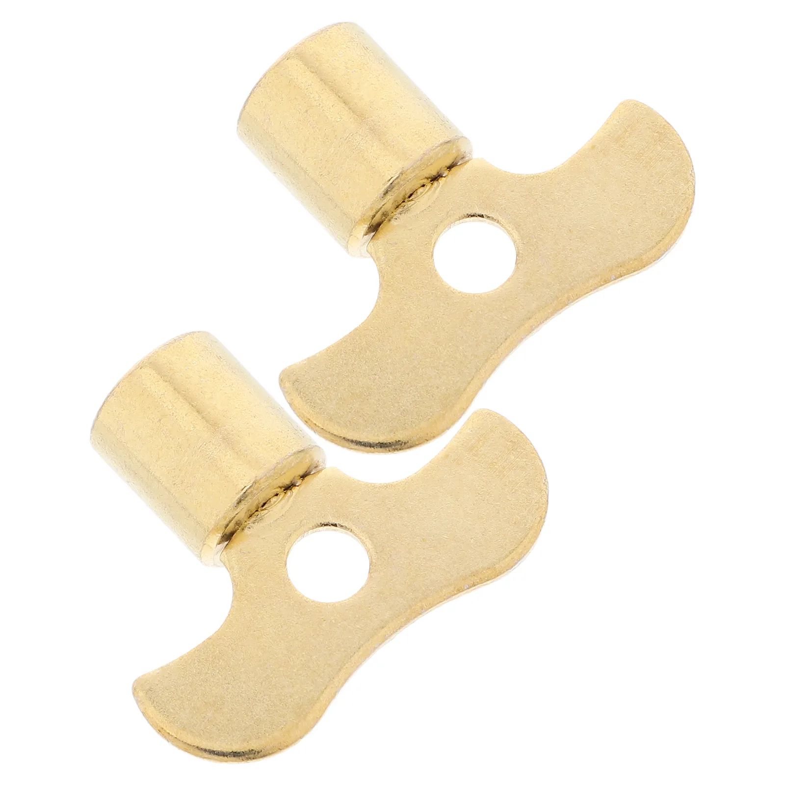 

2 Pcs Faucet Key Zinc Alloy Water Shut Off Tool Sprinkler Valve Main Sillcock Kitchen Facility Antitheft Security Portable