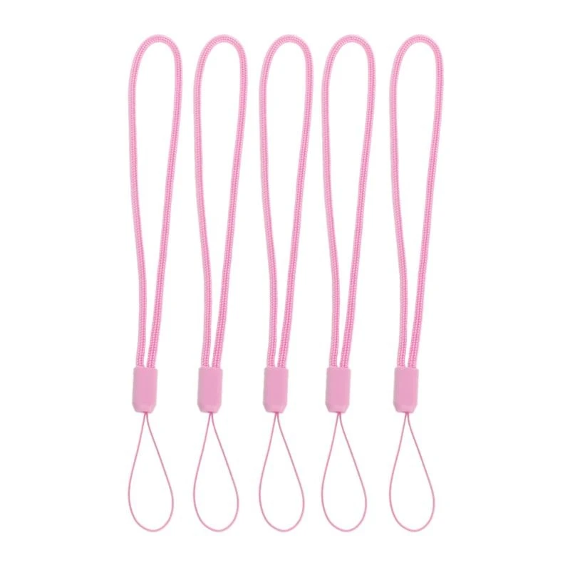 090F 5pcs Universal Hand Hand Wrist Strap Rope حامل الحبل الحبل للكاميرا الخلوية