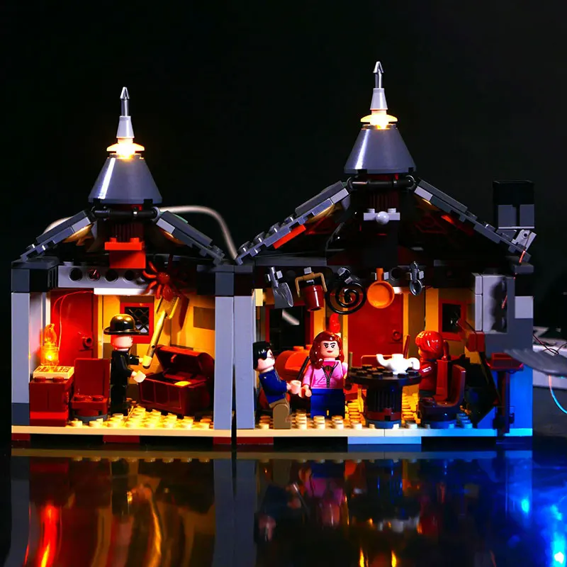 مجموعة إضاءة LED لأفكار الإنقاذ LEGO 75947 Hagrid Hut Buckbeak هدية يمكنك صنعها بنفسك (لا تشمل مجموعات الطوب لبنات البناء)
