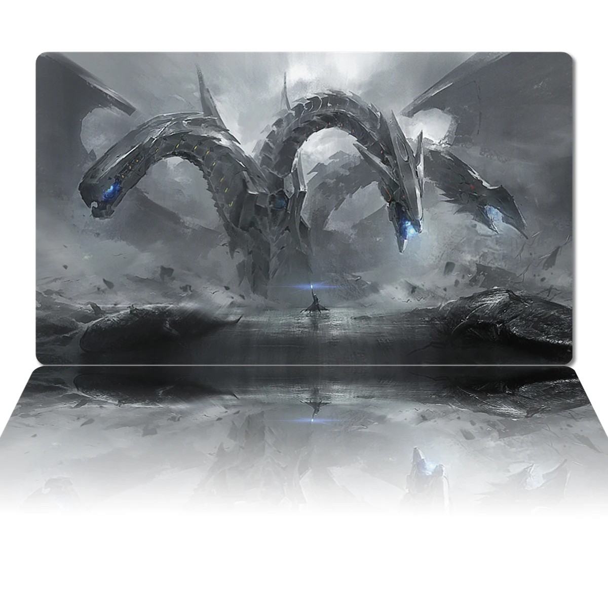 

YuGiOh Playmat Cyber End Dragon Mat TCG CCG Trading Card Game Mat Anime Mouse Pad Board Game Desk Mat Zones Free Bag Hot 60x35cm