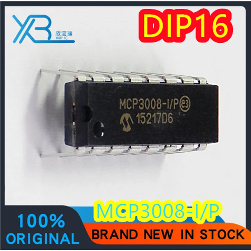 

(1/20 pieces) MCP3008-I/P MCP3008 DIP-16 SPI serial interface IC analog-to-digital converter chip Brand new original fast delive