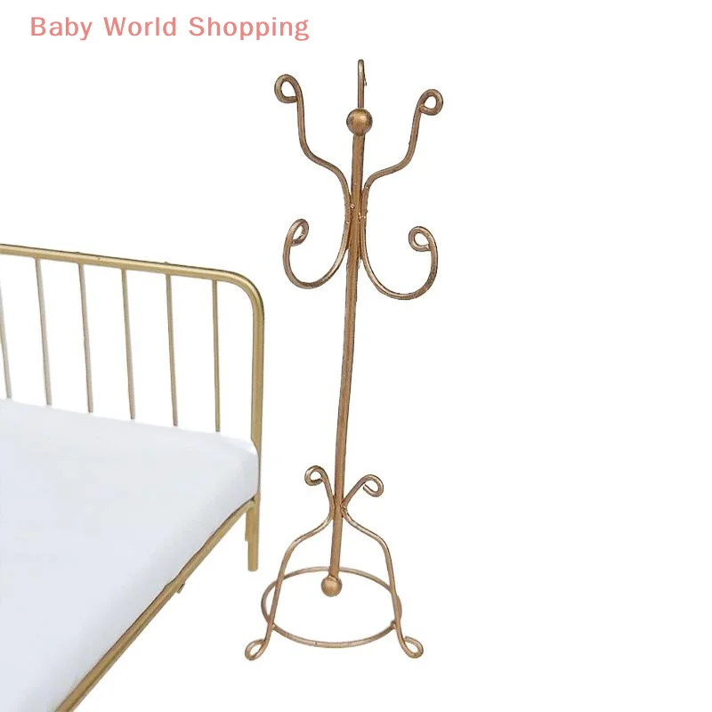 1/12 ตุ๊กตาจําลอง MINI Coat Rack ตุ๊กตาบ้านห้องนอน Coat Hanger เฟอร์นิเจอร์ตกแต่งของเล่นตุ๊กตา Living ฉากเครื่องประดับของเล่น