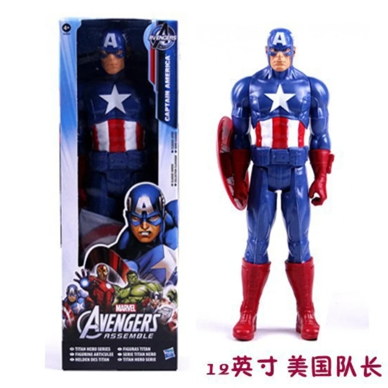 Oryginalne figurki Hasbro Kapitan Ameryka Iron Spider-Man Hulk Exterminator Avengers serial telewizyjny z USA 3 ruchome figurki modelowe zabawki