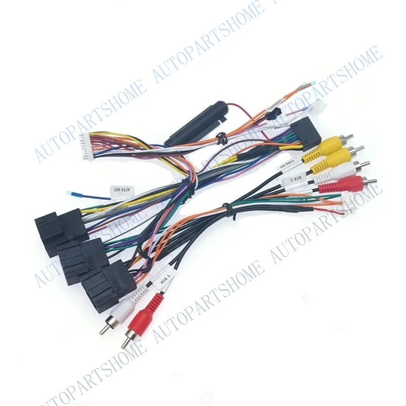 Z... For Chevrolet Suburban GMC Sierra 16pin Android Radio Cable Harness + Canbus Kit