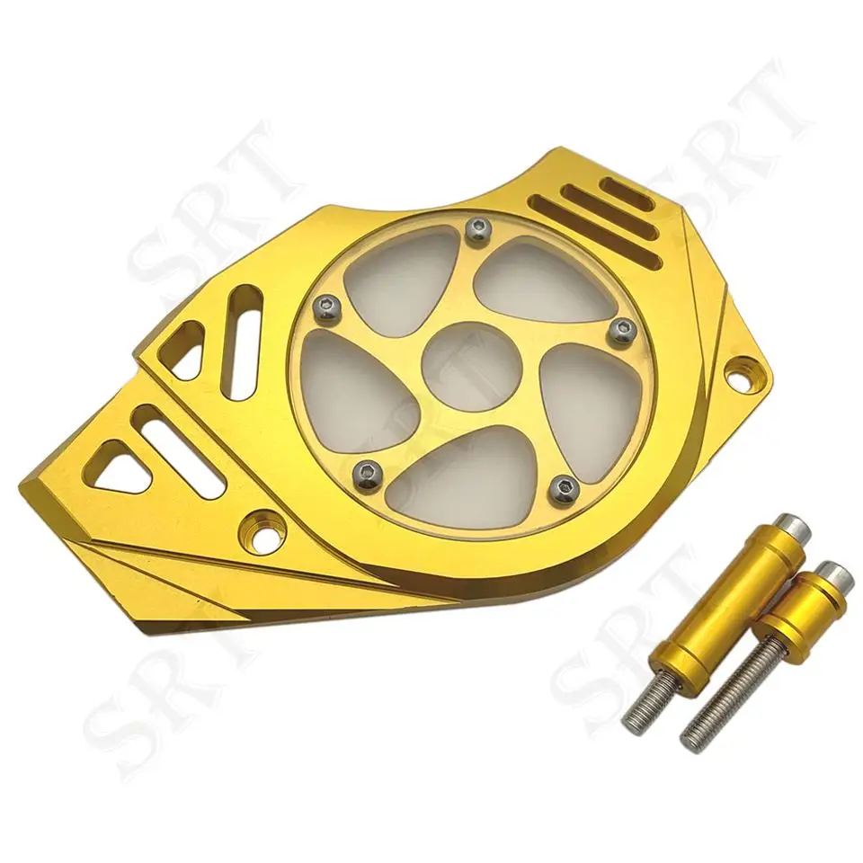 Cocok untuk Kawasaki Ninja 650R ER4F ER6F 2006-2016 Aksesori Motor Penutup Dekoratif Pelindung Rantai Sproket Depan