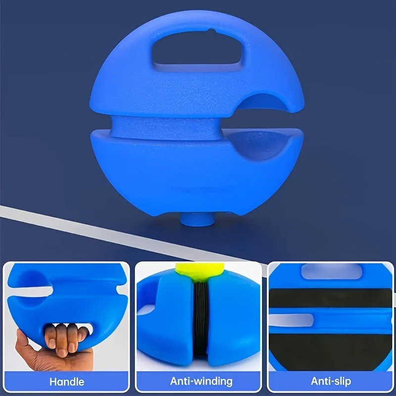 Tennis Training Machine Single-Person Base Training Durable Grind High Elasticity Tennis Rope Adult Training