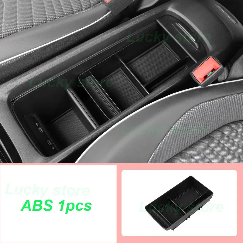 Car Central Console Armrest Storage Box for Volkswagen VW ID3 ID.3 2021-2024 Center Sort Storage Box Interior Accessories