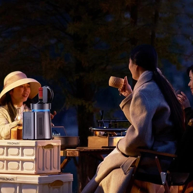 

Electric Wine Chiller Quickly Cooling 15 Minutes Gravities Touch Control ABS Nonrust Steel Convenient Portable Design top sale