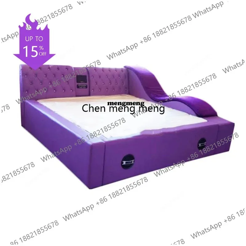Electronic Japanese Bed Unique Massager Queen Double Smart Bed Lounge Upholstery Somieres Y Marcos De Cama Bedroom Furniture
