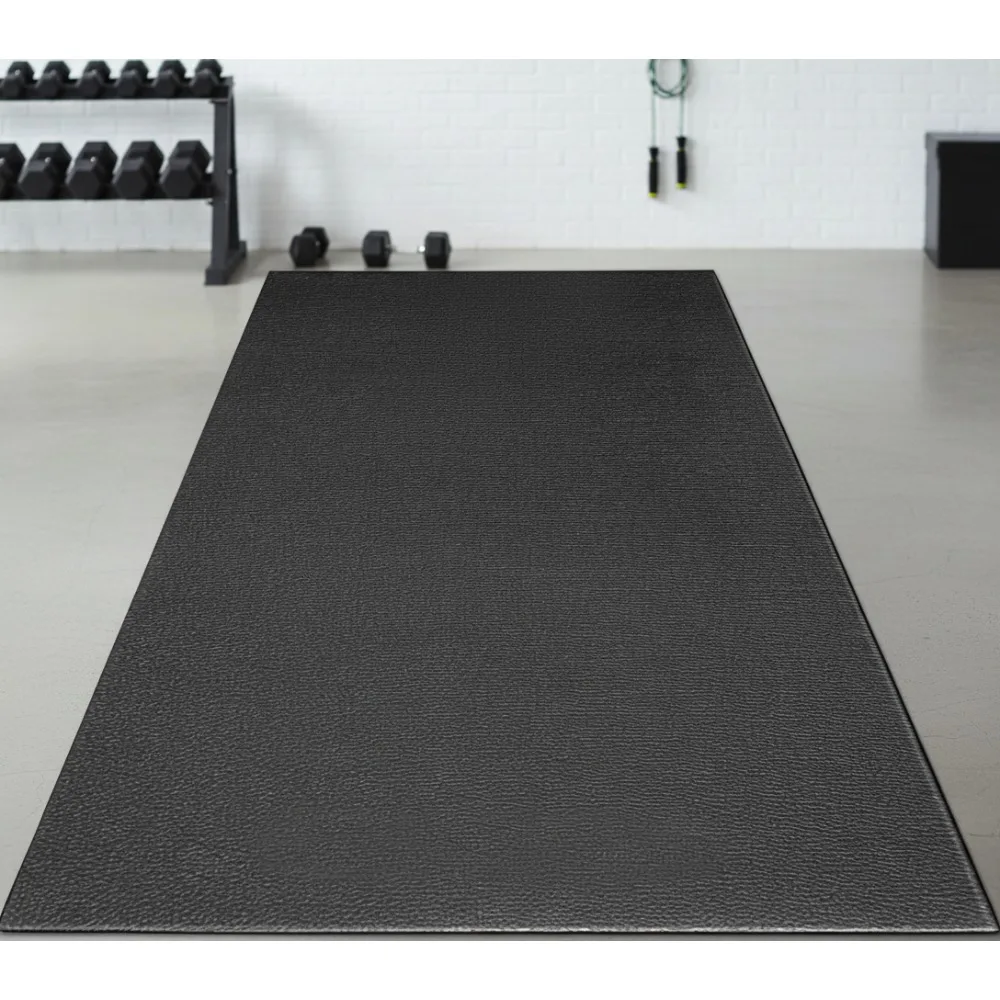 حصيرة تمرين كبيرة جدًا 8x6/8x4/6x4 عالية الكثافة غير قابلة للانزلاق أرضيات للتمرين للمنزل وصالة الألعاب الرياضية وقلب MMA HIIT #1