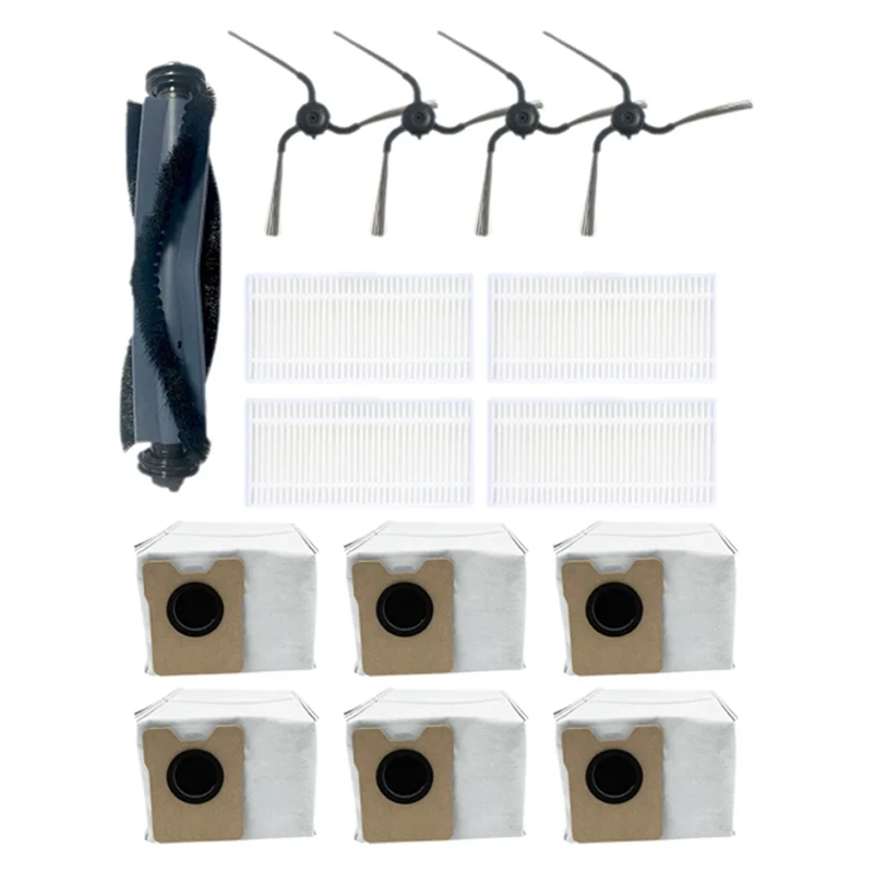 Kit de accesorios para Robot aspirador Eufy C10, cepillo lateral principal, filtro Hepa, bolsa de polvo de gran capacidad, 15 Uds.