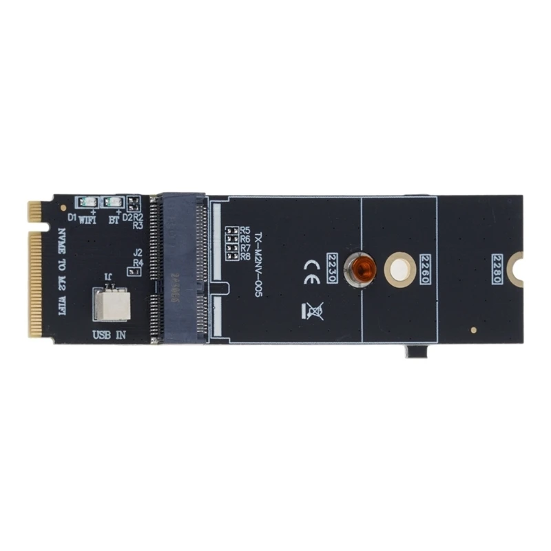 462E NVME to WIFi Adapter for Computer M-Key to A+E or E-Key