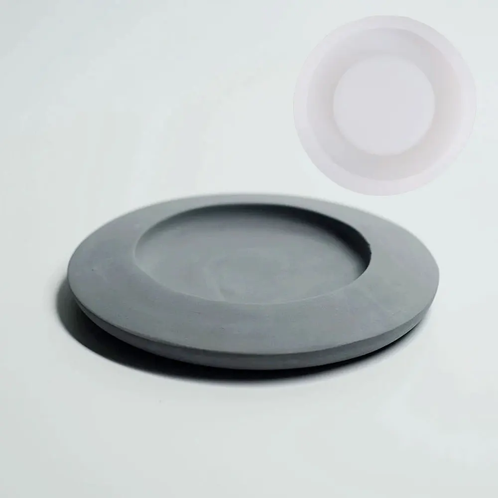 

Круглый поднос для курильницы, силиконовая форма, безделушки, блюдо для хранения, подставка для гипсовой смолы, форма для домашних животных, кошек, собак, поднос для закусок, форма для чаши