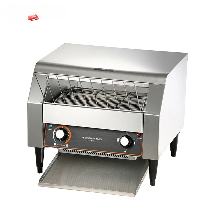 stainless steel 2.45KW electric vertical bread conveyor toaster equipment