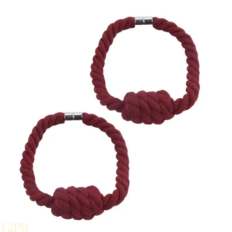 12PD Polyester Curtain Holders Nordic Type Curtain Fasteners Ties Easy Installation