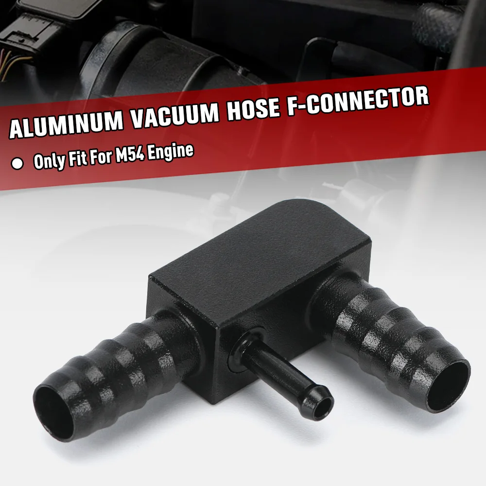 Aluminium Vacuum Hose F-Connector for BMW E46 E39 Z3 M54 325i 325Ci 325Xi 325Ti 330i 330Ci 330Xi 13327503677