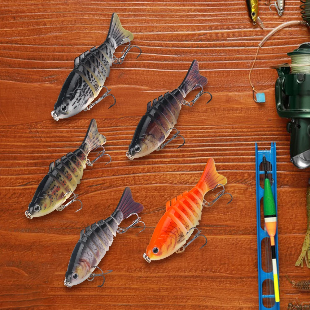 غرق Wobblers الصيد السحر 10 سنتيمتر 16 جرام متعددة صوتها سويم متعدد القسم الطعم الثابت ل بايك باس سمك السلمون المرقط #2