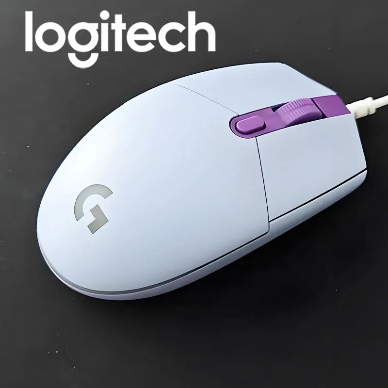 

Logitech G102 Играющие игры с кислоими руками! Двухрежимная проводная эргономичная мышь, легко играть на длительное время без усталости.