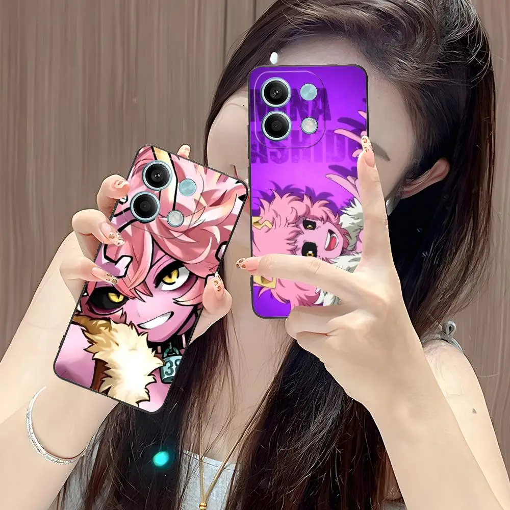 

Чехол для телефона My Hero Academia Mina для POCO M6 M5 M4 M3 X7 X6 X5 X4 X3 F6 F5 F4 Pro GT 5G с цветной печатью, защитный роскошный красивый