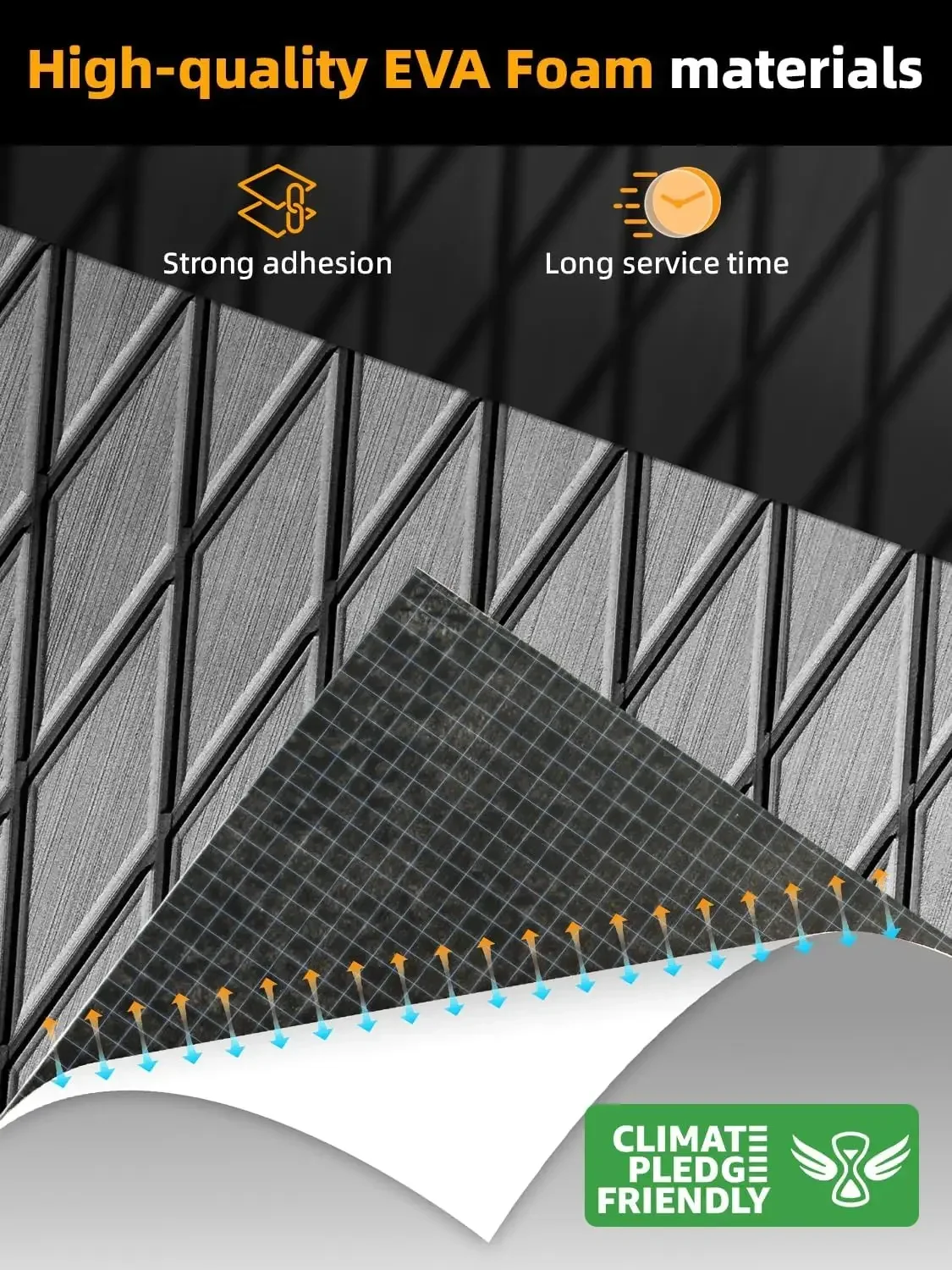 [XMSJ] أرضيات القارب إيفا رغوة قارب التزيين البحرية حصيرة عدم الانزلاق ذاتية اللصق لوح الأرضيات لحديقة قارب كاياك ركوب الأمواج