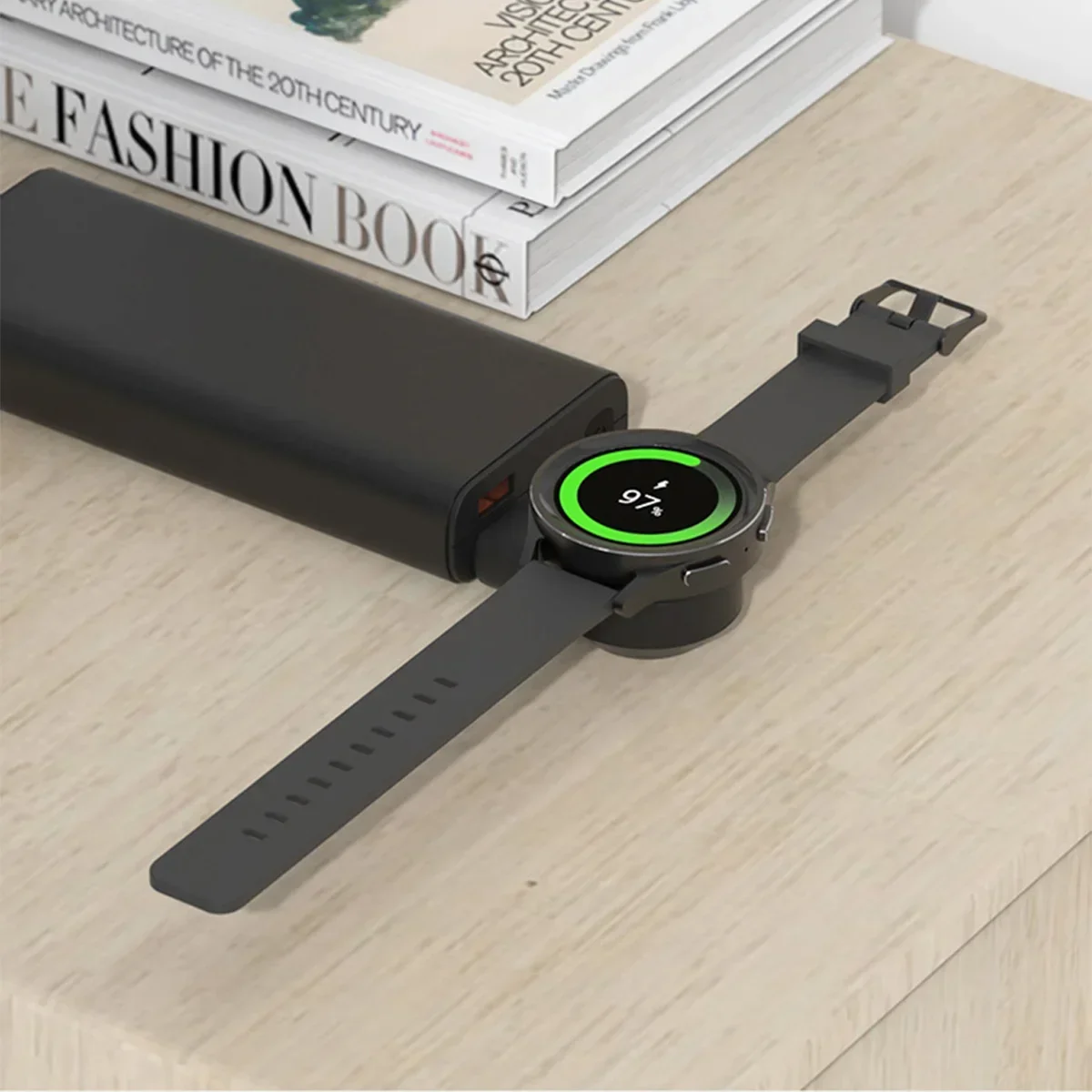 Pengisi Daya Magnetik Tipe C Portabel 2 In 1 untuk Jam Tangan Samsung Galaxy 7 Kabel Pengisi Daya Nirkabel Cepat USB Ultra untuk Jam Tangan Galaxy 6/6
