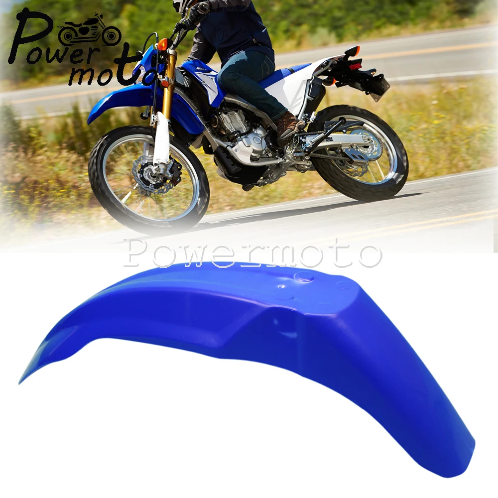 Motorcycle Blue Front Fender Mudguard Plastic Mud Guards For Yamaha TTR230 WR250 WR450F WR450 YZ85 YZ125 WRF YZ FX TTR Dirt Bike