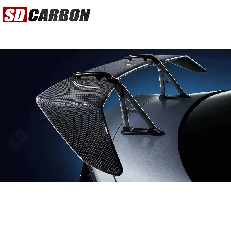 لتويوتا GR86 GT86 سوبارو BRZ ألياف الكربون الذيل زعانف الخلفي الجذع المفسد دليل الجناح الخلفي الجناح سيارة الجذع كلبشة طقم الجسم #6