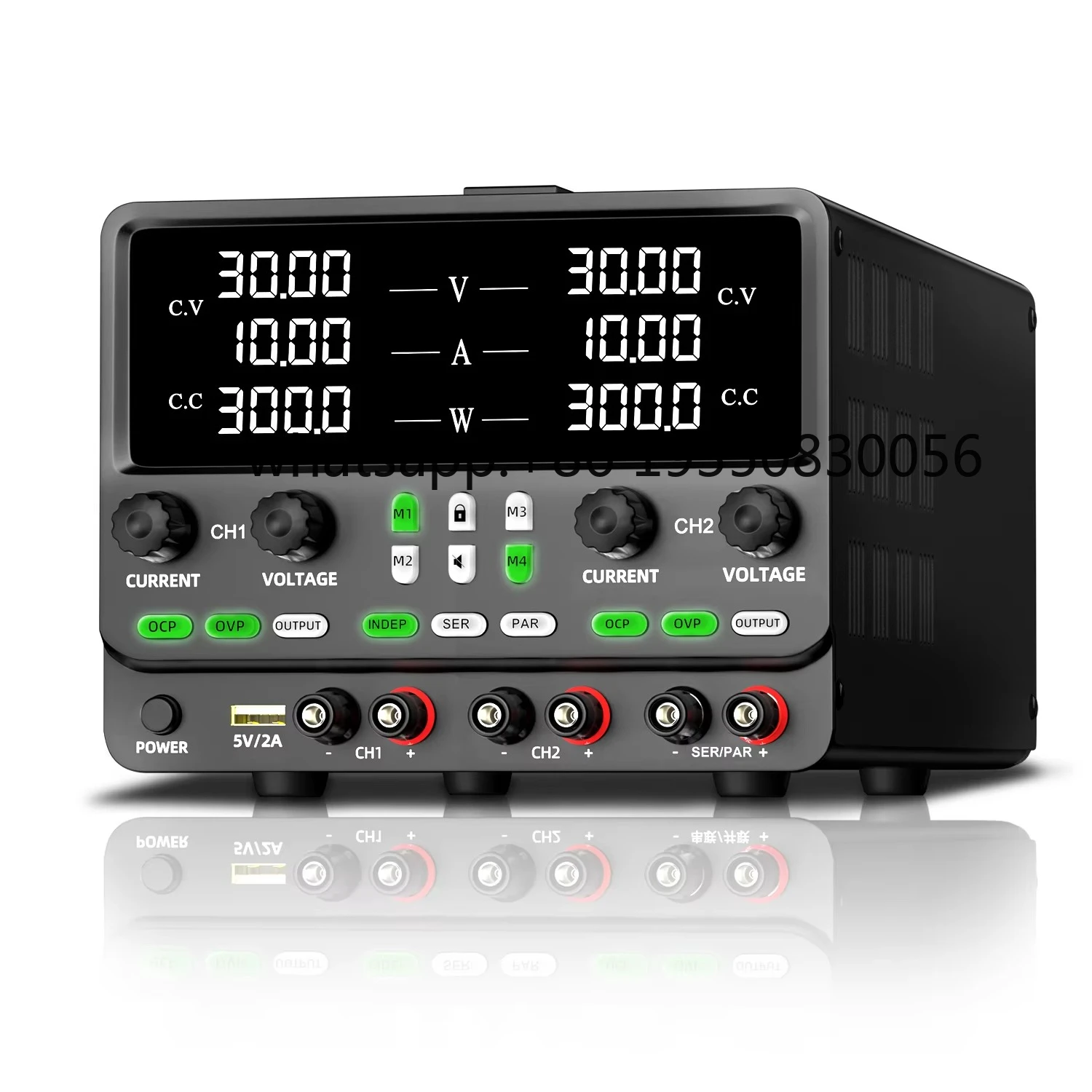 KUAIQU SPPS3010-2KD 30V 10A Dual Channel DC Power Supply Variable OCP OVP Memory 60V 10A Series Parallel 30V 20A Switching