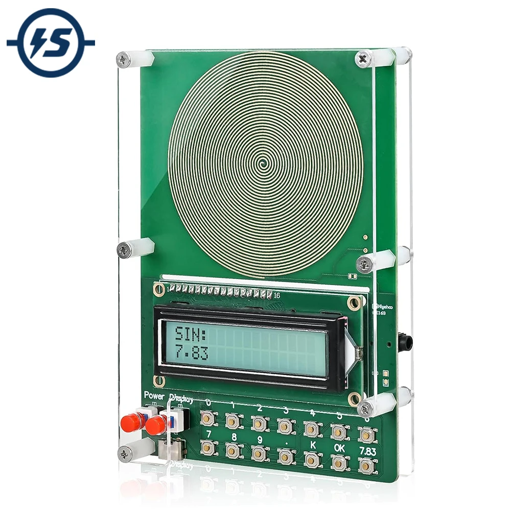 Adjustable Frequency Generator for Schumann Sine Waves 0.01Hz-100kHz Adjustable Sound Frequency Machine with Type-C LCD Display