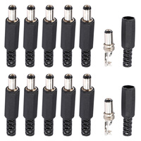 5/20/100pcs DC Power Male plug 5.5* 2.1mm 5.5* 2.5mm adapter connector plug 5.5 2.1 2.5