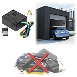 Universal Auto Drahtlose Sender Und Empfänger Fernbedienung Garage Tür Öffnung Empfänger 2,4G Bluetooth Verbindung USB Sensor