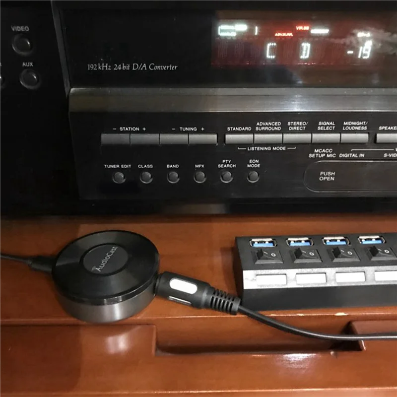 

AS95-4X Audiocast M5 DLNA Airplay Adapter Wireless Wifi Music Audio Streamer Receiver Audio Music Speaker