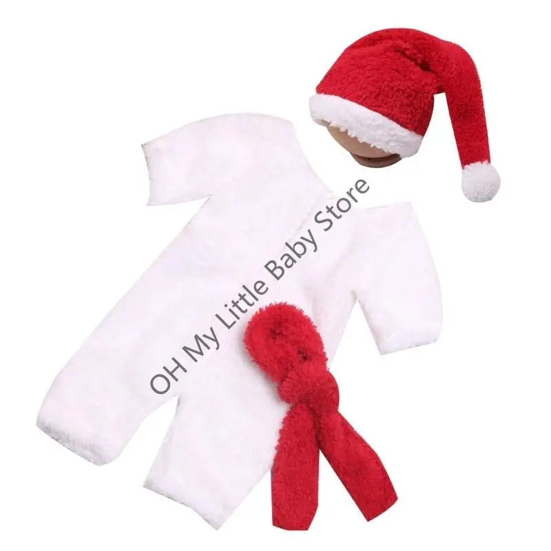 M76C الوليد السنة الجديدة زي عيد الميلاد صور زي رومبير ملابس الطفل التصوير