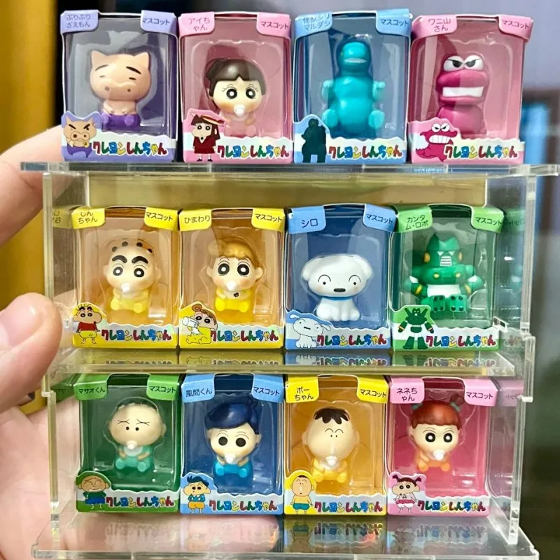 Crayon Shinchan Blind Box Toys Mini Baby Rice Grain Cute Anime Figure Doll Model Gifts Toys Collect Ornaments