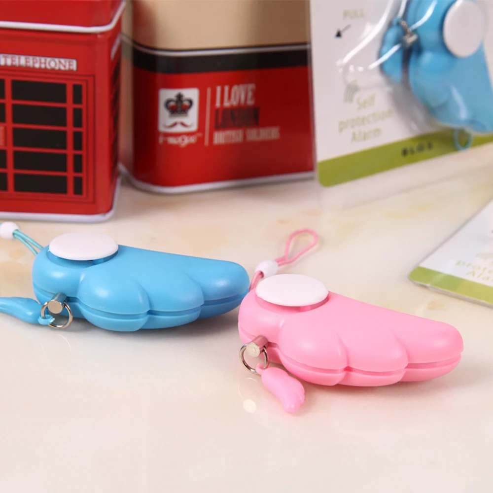 Alarma de autodefensa antilobo, 90db, para niñas y mujeres, alerta de protección de seguridad, llavero de alarma de emergencia fuerte con grito de seguridad Personal