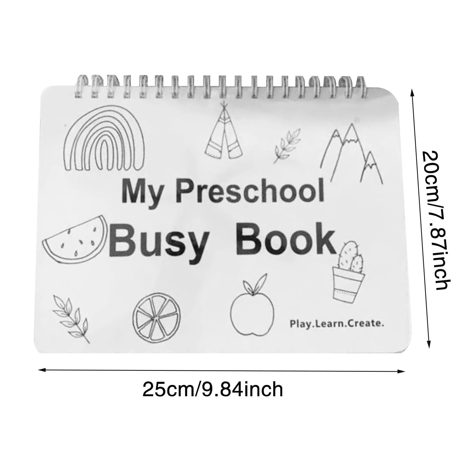 كتاب مونتيسوري مشغول للأطفال 12 موضوعًا لأنشطة التعلم لمرحلة ما قبل المدرسة لعبة تعليمية للأطفال الصغار في المدرسة المنزلية ورياض الأطفال